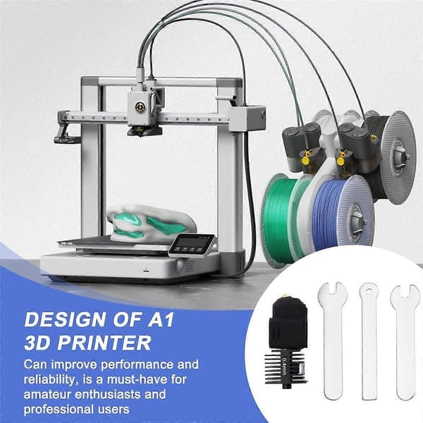 Hotend-sæt til A1 Mini Dyse Hot End-enhed 0,4 MM Hærdet Stål Dyse til A1 3D-printerdel