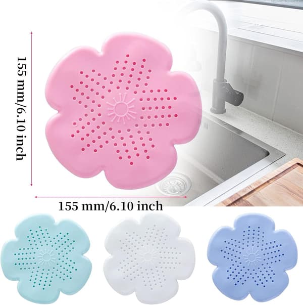 4 stycken silikonsilar med sugkopp för kök och badrum