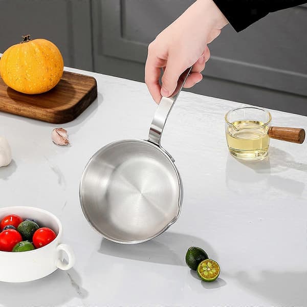 Butter Warmer with Single Spout and Hanging Loop for Hotels and Homes
