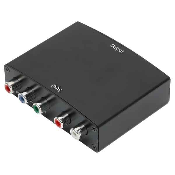YPBPR til High Definition Multimedia Interface-omformer Video Audio 1080P datatilbehør 100-240VEU-plugg