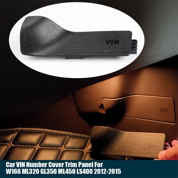 Nummerpladeramme til bilens VIN-nummer - W166 ML320 GL350 ML450 LS400 2012-2015 A-stolpe Slider Caps A-stolpe beskyttelse