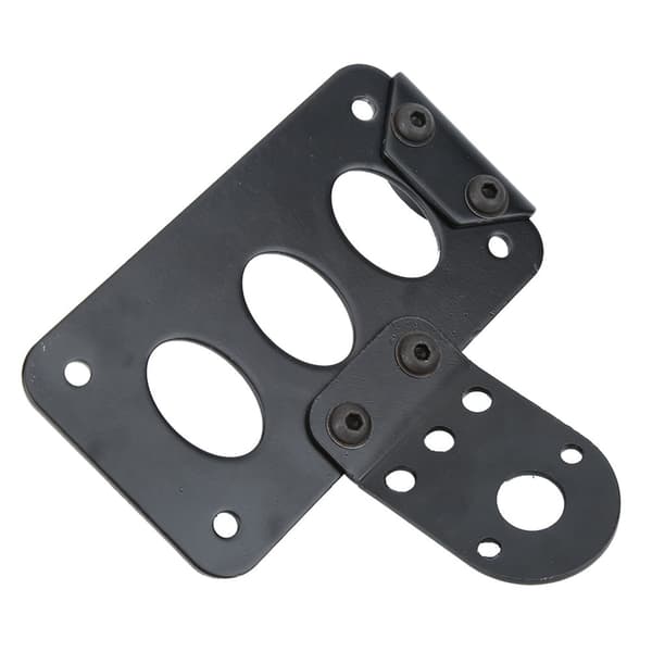 Universal Motorcycle Retro Side Mount Taillight License Plate Frame Bracket #B