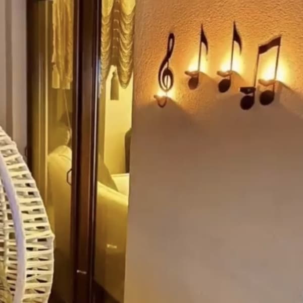 Left Key Decorative Candle Holder Personalized Candlestick Ornaments Home Decorations