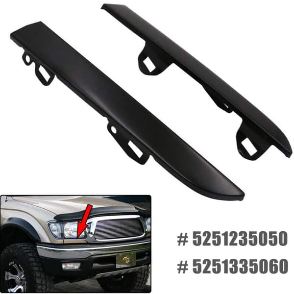 Par frontlykter lampe grill fylling støping trim sett RH & LH erstatning for 2001 2002 2003 2004