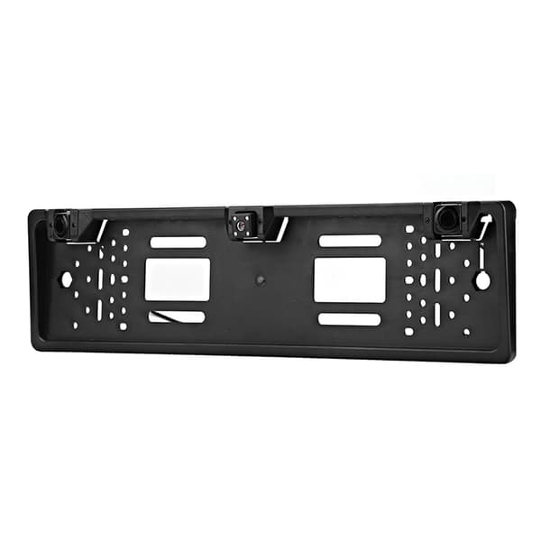 European License Plate Frame 12LED Camera Rear View Display Parking Sensor Car Accessories