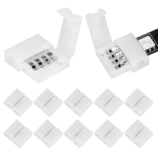 50 stk. 4-bens RGB LED-strip-stik