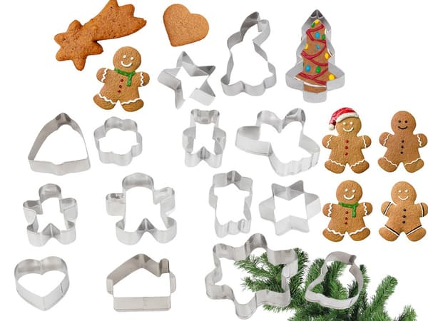 Pepperkakeformer julekaker 15 stk. Til baking 214