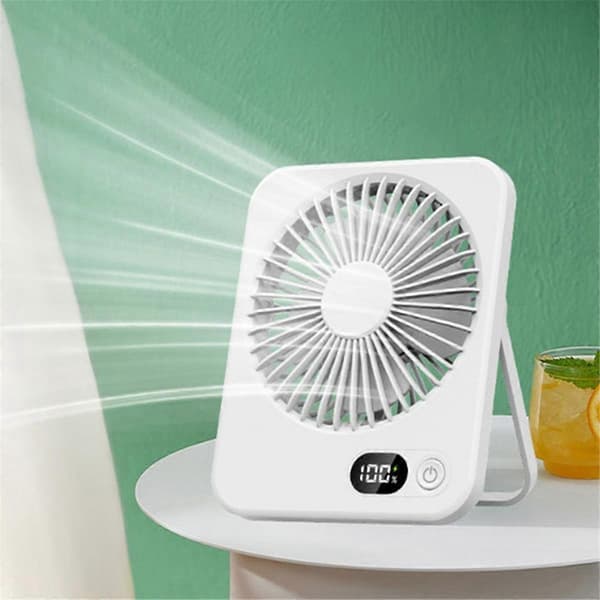 Portable Desk Fan Rechargeable Long Endurance Ultra-thin
