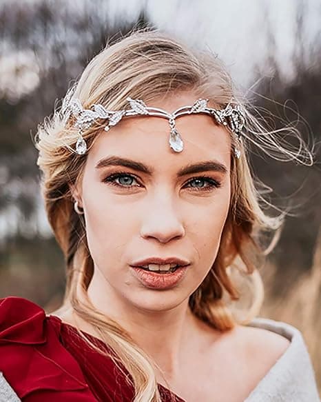 Tiara og kroner til kvinder, bryllupstiara til brud, fe-cosplay