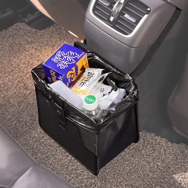 Foldable Hanging Car Trash Can, Car Trash Bag, Car Trash Can, Veg