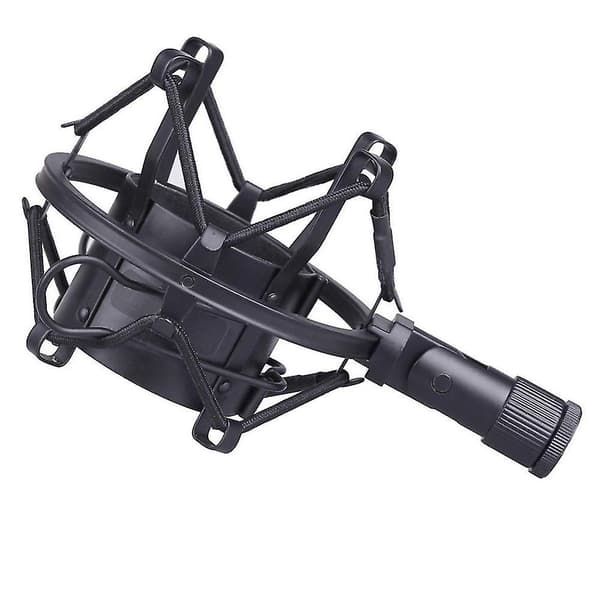 Miniphone Shock Mount 50mm För 48mm-54mm Diameter Kondensatormikrofon Svart