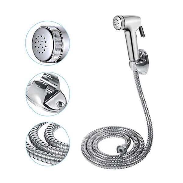 Universal Handheld Bidet Sprayer with Hose & Holder Bidet Cleaning Mixer Set