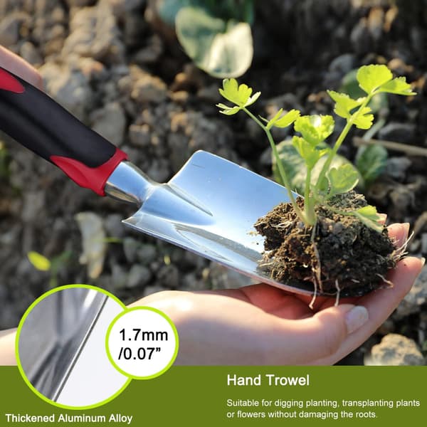 Garden Tools, Three-Piece Durable Cast Aluminum Gardeni