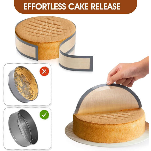 9-tommer silikone bageform springform bageform cheesecakeform genanvendelig nem