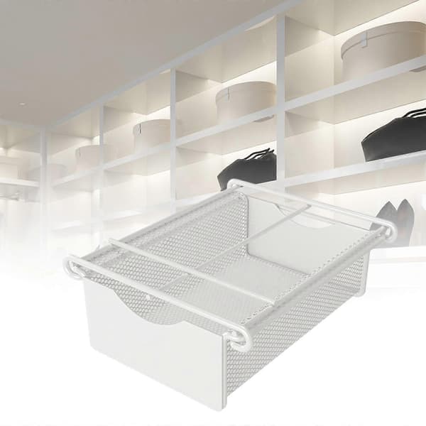 Pull-out Mesh Metal Desk Drawer for Office and Home Organization