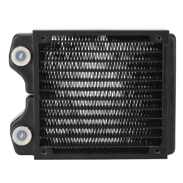Gevind 12-rørs køleplade vandkølingsradiator til computer / skønhedsinstrument 120mm