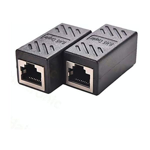 RJ45-kobling Ethernet-kabel forlængelsespakke med 2