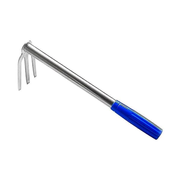 2-delt havesæt i rustfrit stål, kombination af havehakke og rive