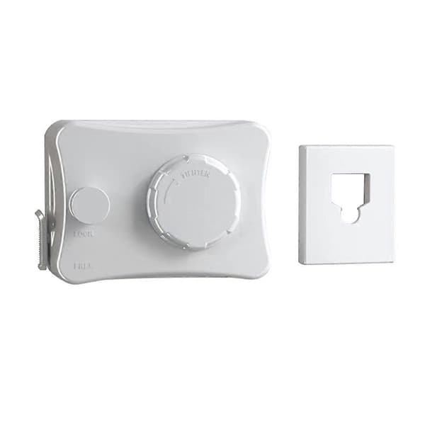 Wall Mounted Invisible Retractable Clothesline Adjustable White