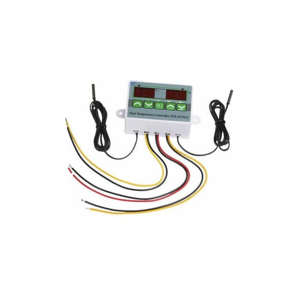 Digital temperaturregulator med dobbelt display, 220V / 1500W - 220V / 1500W