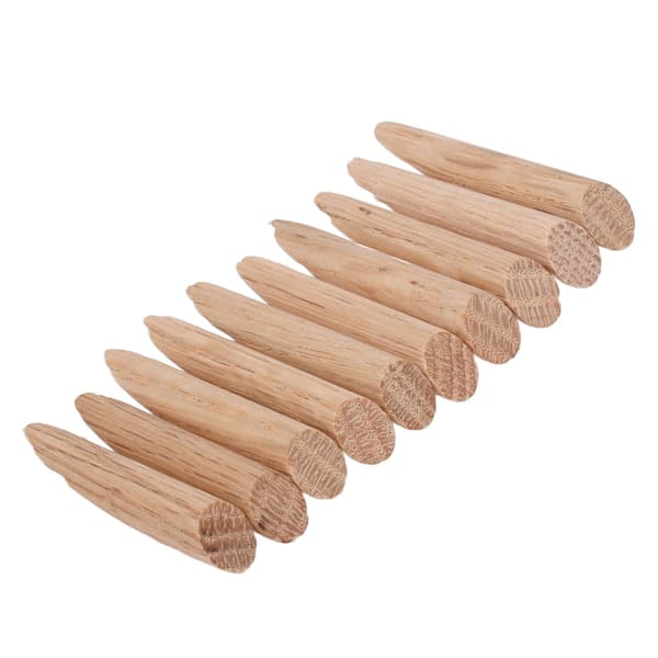 50 stk Lommehullplugg 9,5 mm Treplugg Jigg Tilbehør Delssett Kit for Trebearbeiding Eik