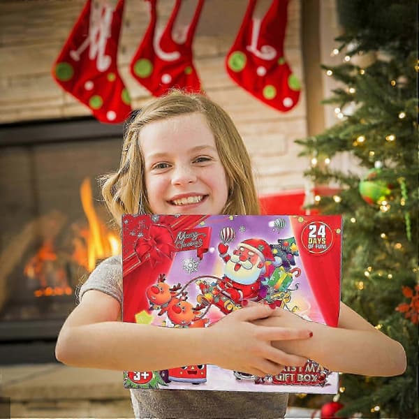Julekalender, Julekalender til børn 24 dages nedtælling billegetøj Julekalender Blind Box gave