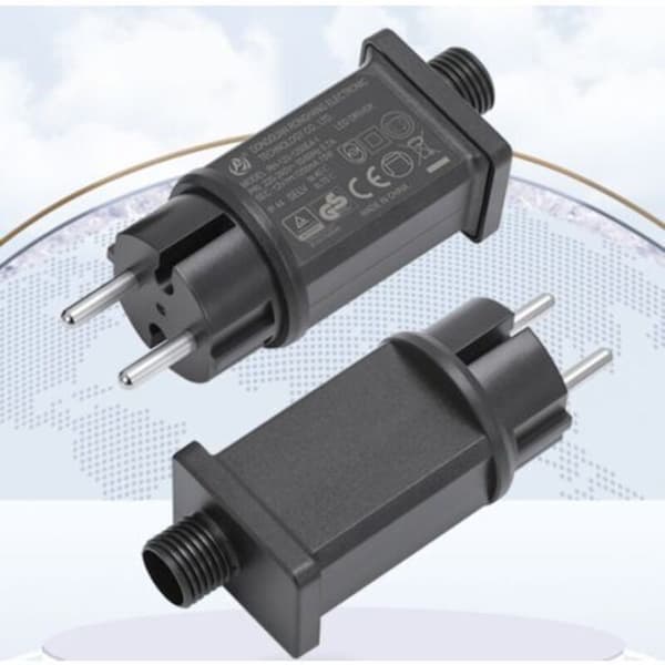 12V LED-strømforsyning, LED-transformator IP44 lavspændings-LED-adapterdriver til julebelysning, lyskæde (1 stk)
