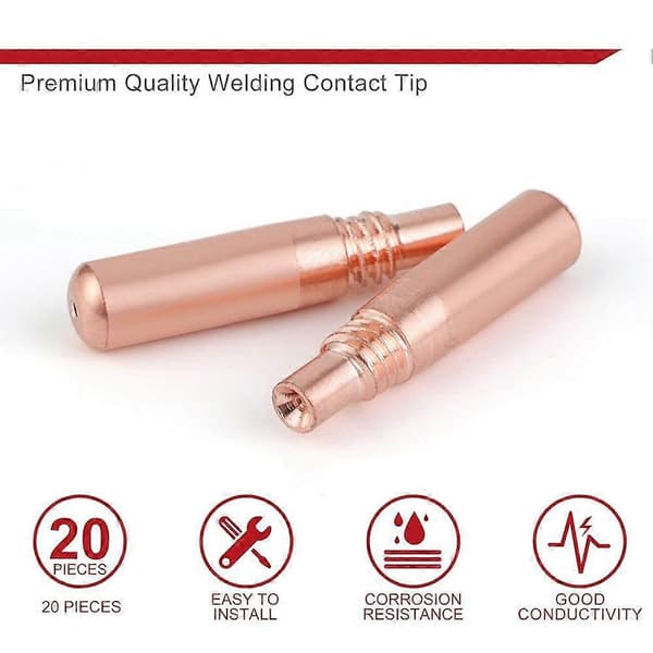 MIG Sveisetips 0,9 mm for MIG-brennere i serien Brukes med Diffuser D-M100 D-M250 T-M035