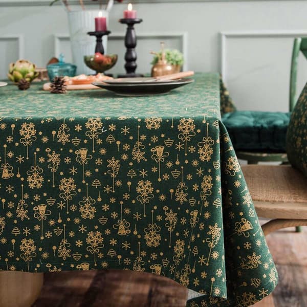 Christmas Tablecloth Tablecloth for Party Decoration Wedding Decoration Rectangular Tablecloth 140X180Cm