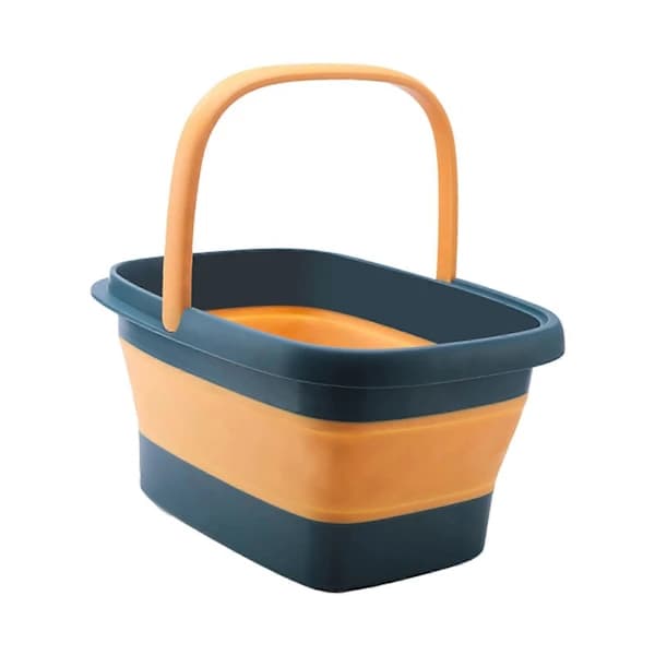Footbath Portable Foot Soaking Tub for Home Spa Deep Blue