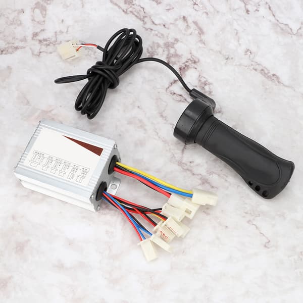 36V 500W Brushed Controller and Throttle for Electric Scooters and Bikes