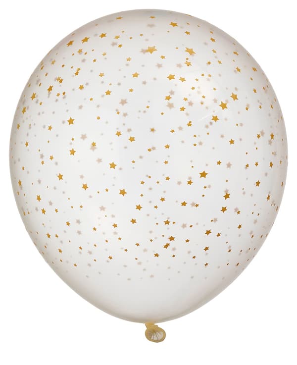 Balloner 30 cm Stjerner 6-pak