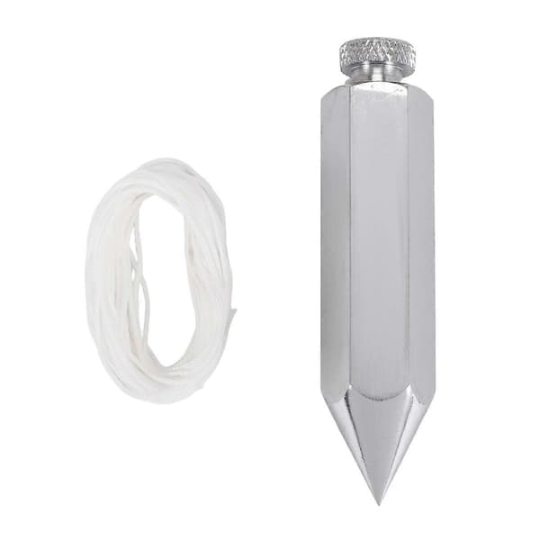 Hexagon Steel Plumb Bob General Level Plumb Bob with 4.5 M String Straight Level Setter for Measurement