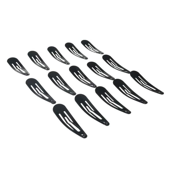 40-pak sorte hårspænder, pigehårspænder, hårklemmer, børn