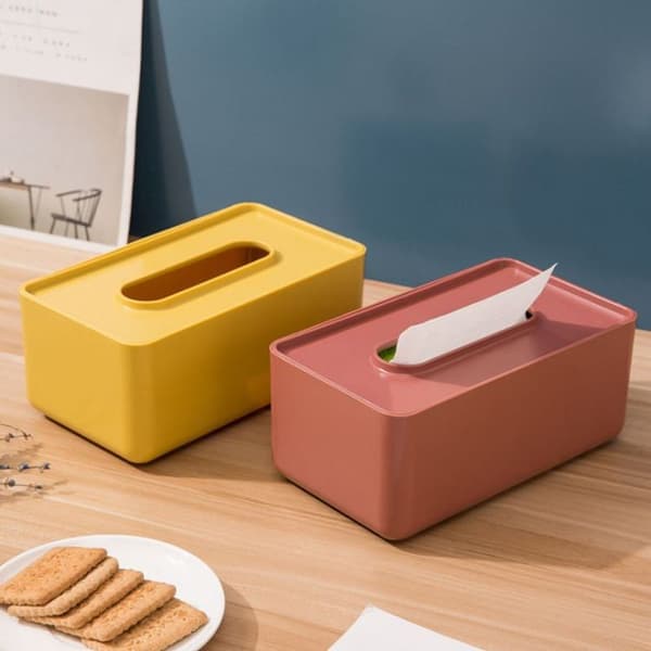 Kosmetisk vevsboks, vevboksholder, dispenser, avtakbar