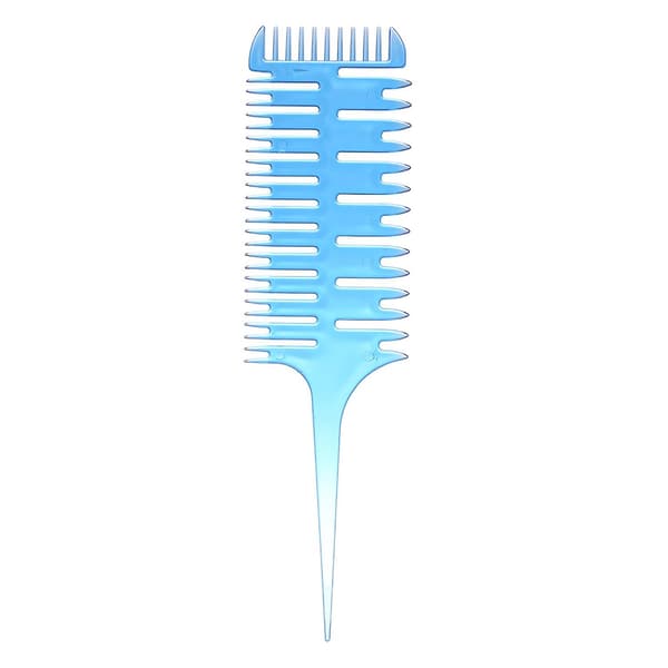 Hair Dyeing Comb 3-Way Sectioning Comb Highlight Comb Professional Weaving Comb Hair Dyeing Styling Tool
