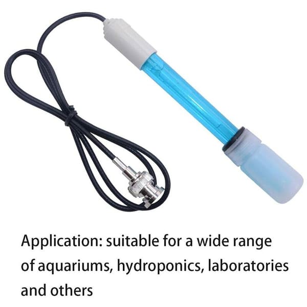 pH-sensormodul med elektrode og stik til akvarium og laboratorium, kompatibel med pH-controllere