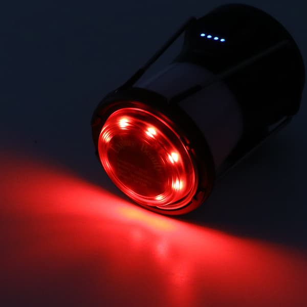 16 LED bærbar lykt med roterende bryter, magnetkrok og vertikal c