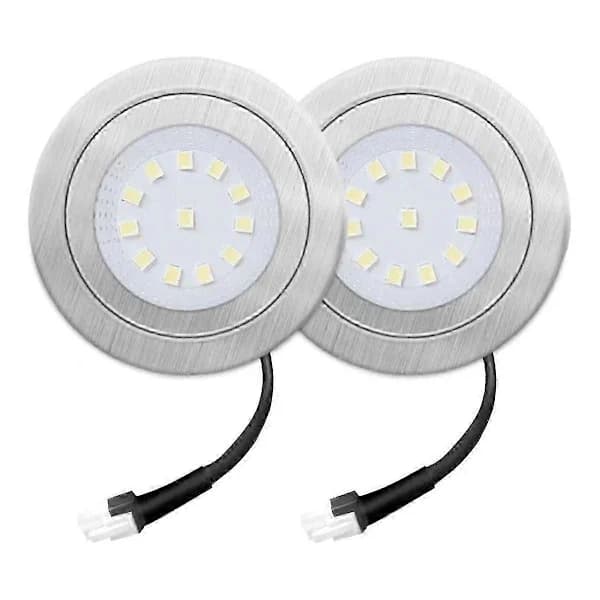 2-pak 1,5W Emhættelamper, 12VDC Køkkenventilatorlamper, Køkkenlampeerstatning 20W Halogenlamper Som Vist