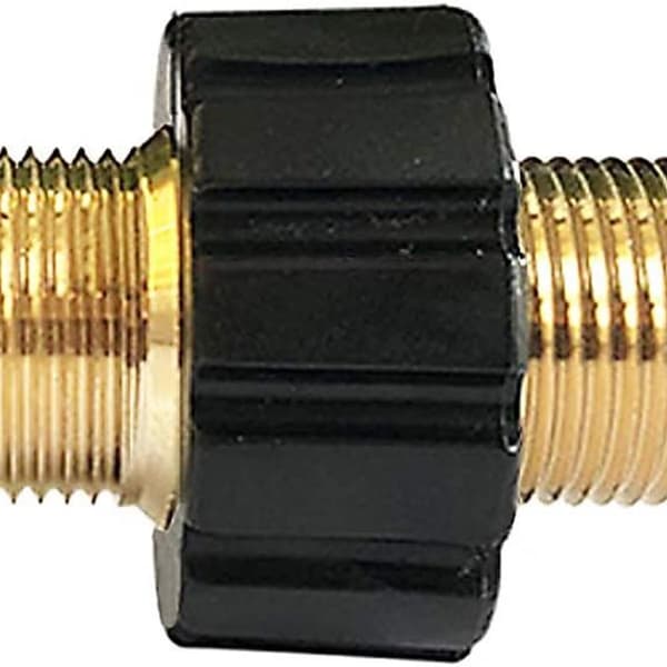 Hose Quick Connector M22 x 1.5 Double Plug Pressure Washer Adapter (14mm