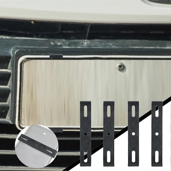 Ramfri nummerpladeholder | Vejrbestandig bilnummerpladeholder | Bilnummerpladeramme