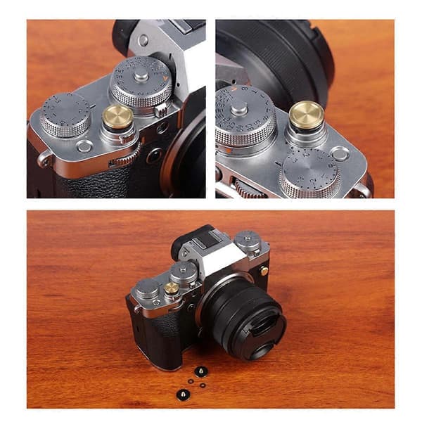 Universal Metal Camera Protection Shutter Button Screw for Leica Q3, D-LUX8, M-Series Protects & Enhances