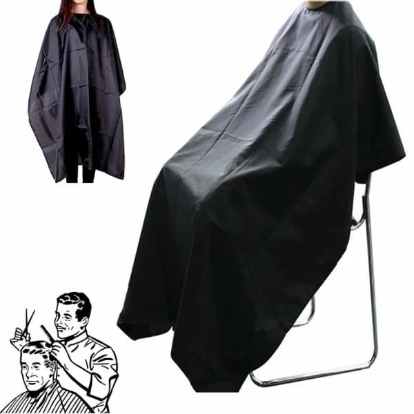 Water-repellent hairdressing cape, full size