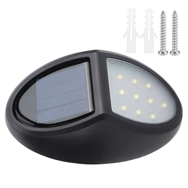 10 LED-sirua vedenpitävä aurinkolataus ulkoseinävalaisin KLB