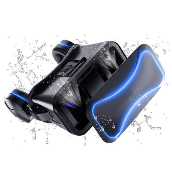 VR-headset kompatibelt med - Universelle virtual reality-briller, hvite
