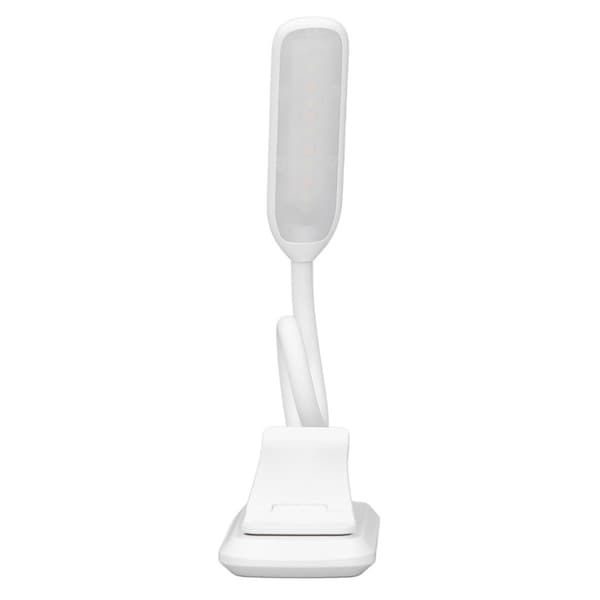 Mini foldbar tre-niveau USB LED-bordlampe med klemmedesign KLB