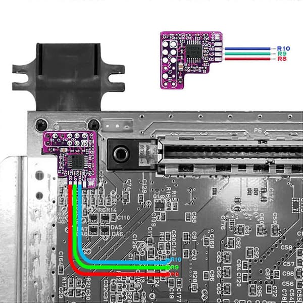 RGB-mod til N64 til N64 NTSC-konsoller N64 NTSC til RGB-udgangsmodul RGB-mod P