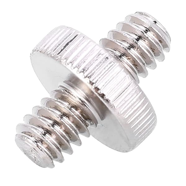 1 pc 1/4\" Male to 1/4\" Male Threaded Screw Conversion Adapter for Camera Tripod Ball Head DSLR