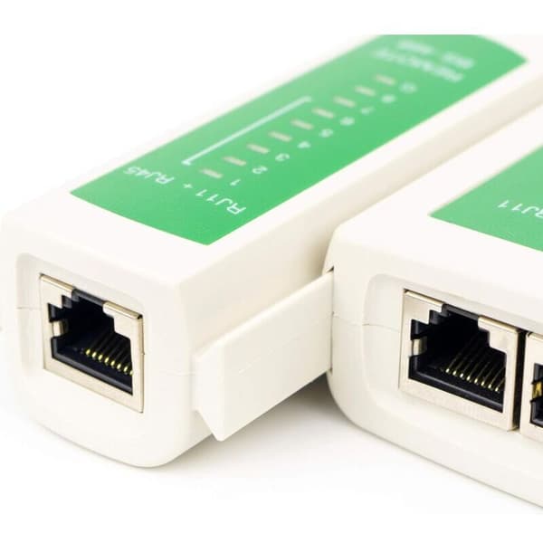Netværkskabeltester til RJ45- og RJ11-kabler