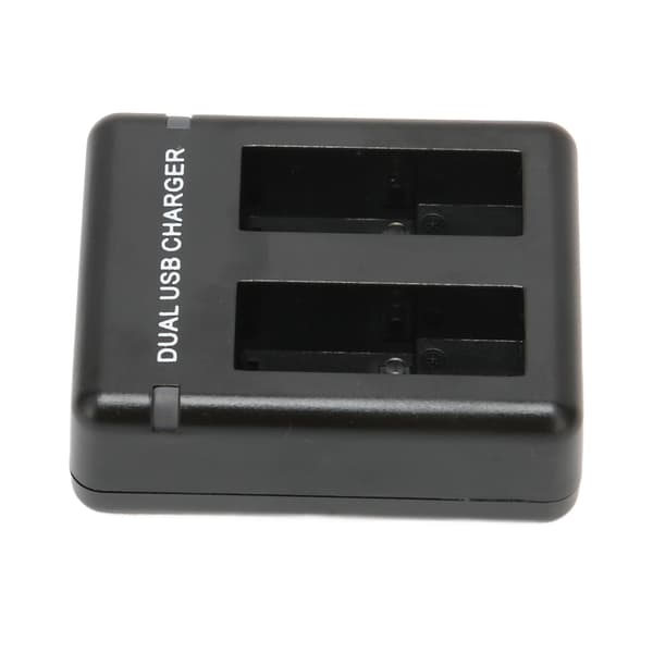 Dobbel batterilader for kamera Multifunksjonell rask USB-batterilader for AHDBT‑501 601 701 801